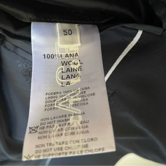 Versace Mens Black 100% Wool Single Breasted Blazer - Picture 16 of 16